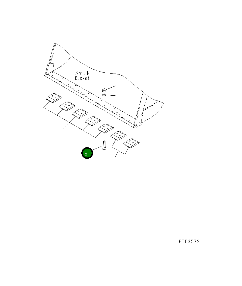 Болт 02091-12015 Komatsu