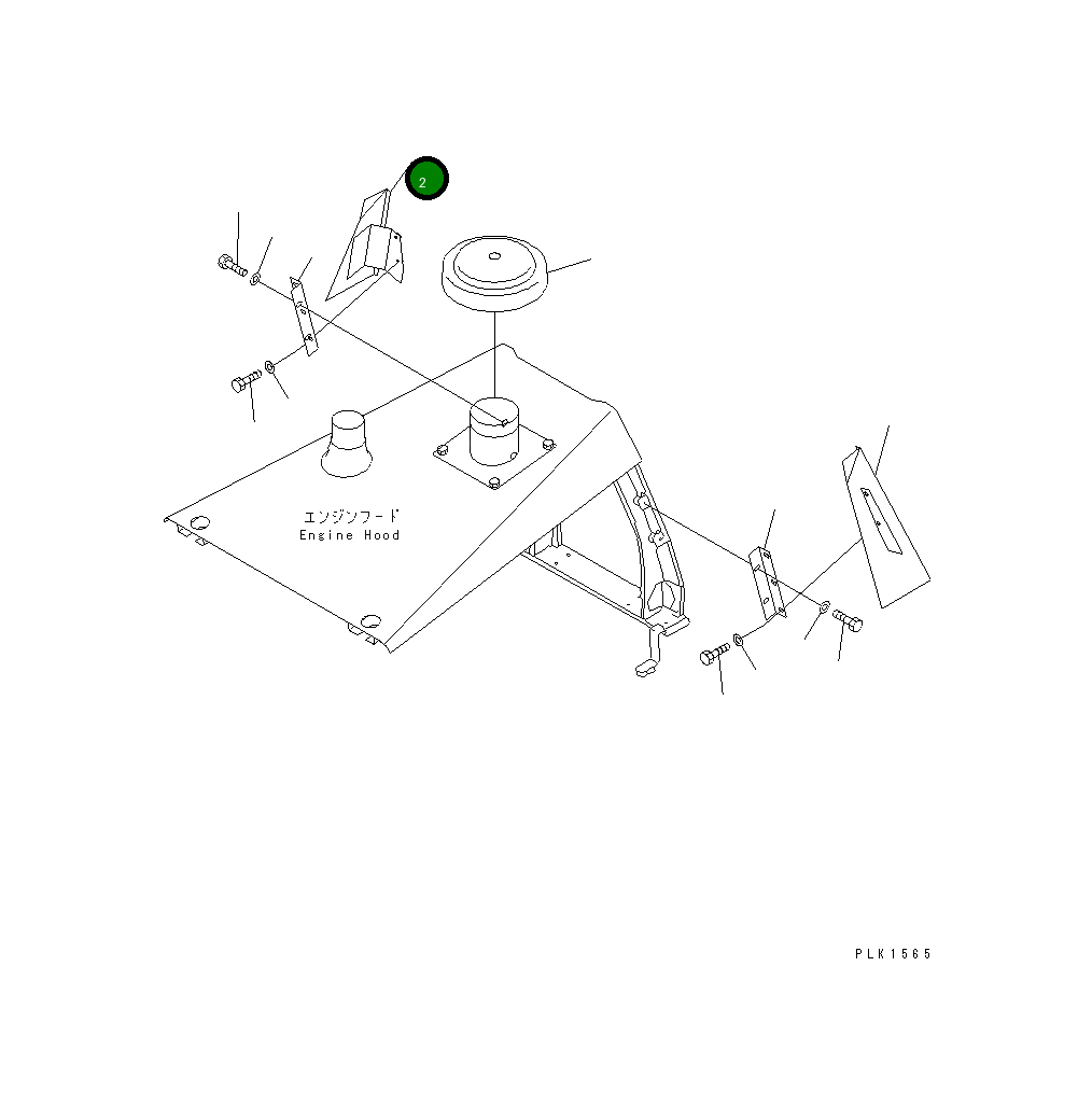 Крышка 14X-54-11630 Komatsu