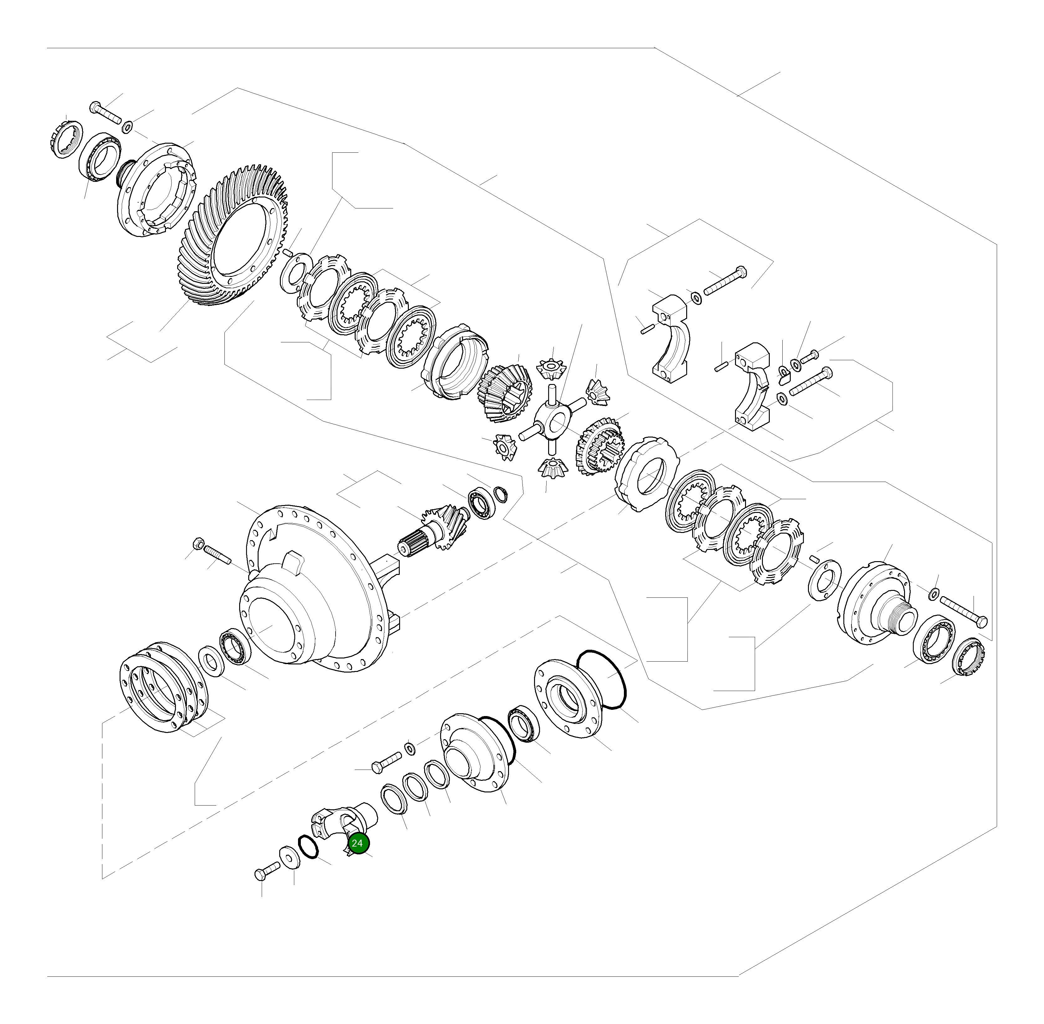 Кольцо уплотнительное (O-Ring) 419-09-H2160 Komatsu