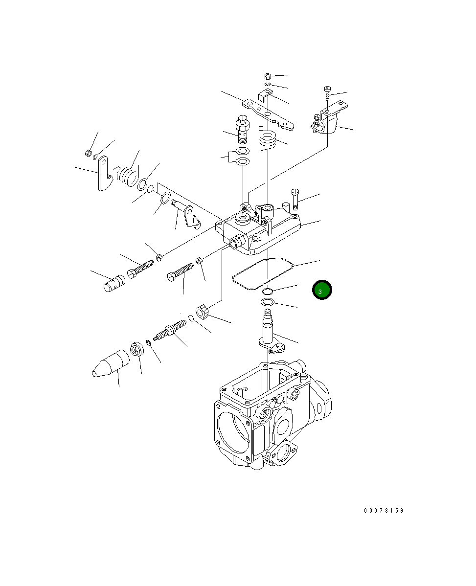 Кольцо уплотнительное (O-Ring) DK146600-0100 Komatsu