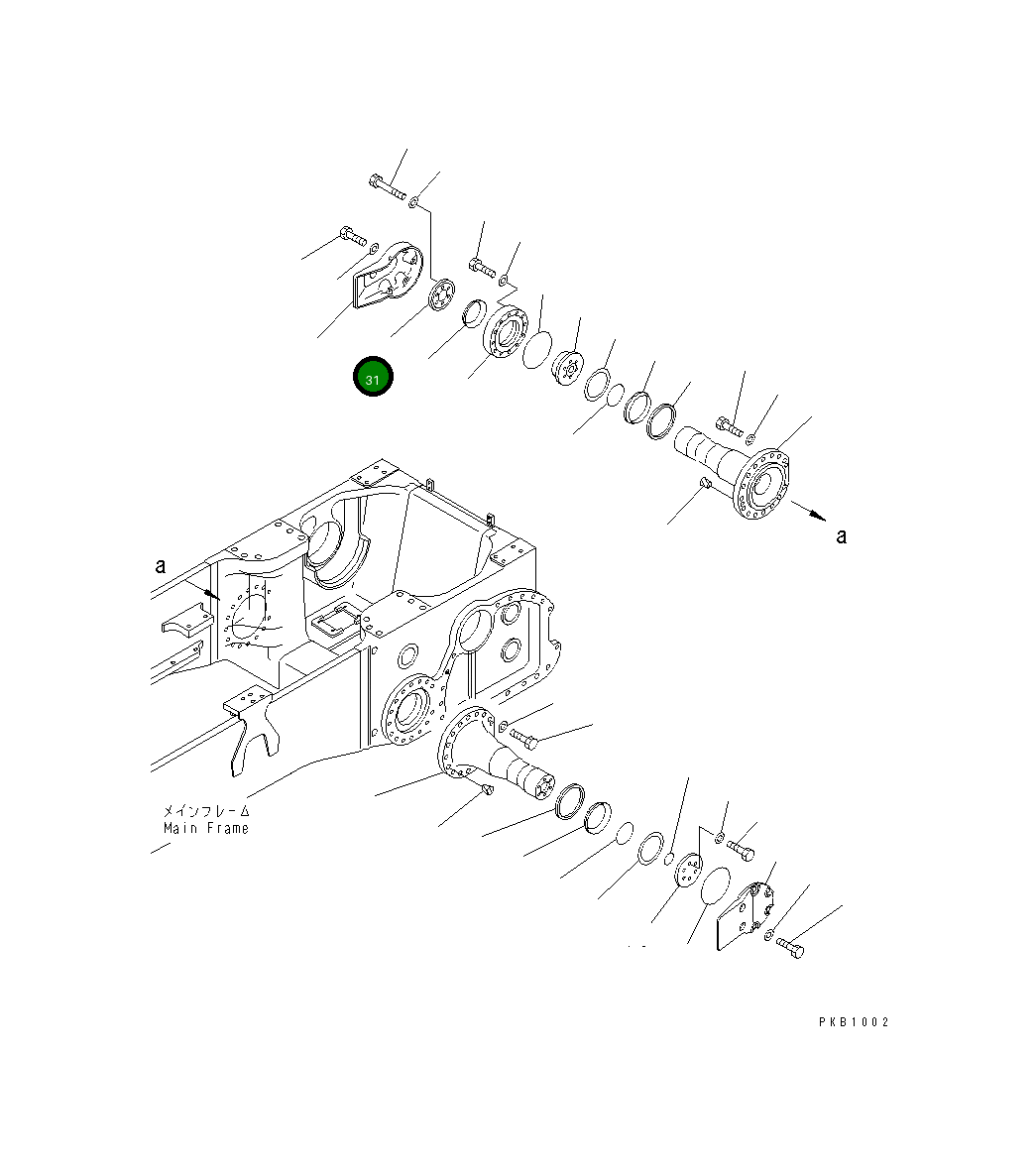 Крышка 17A-50-11190 Komatsu