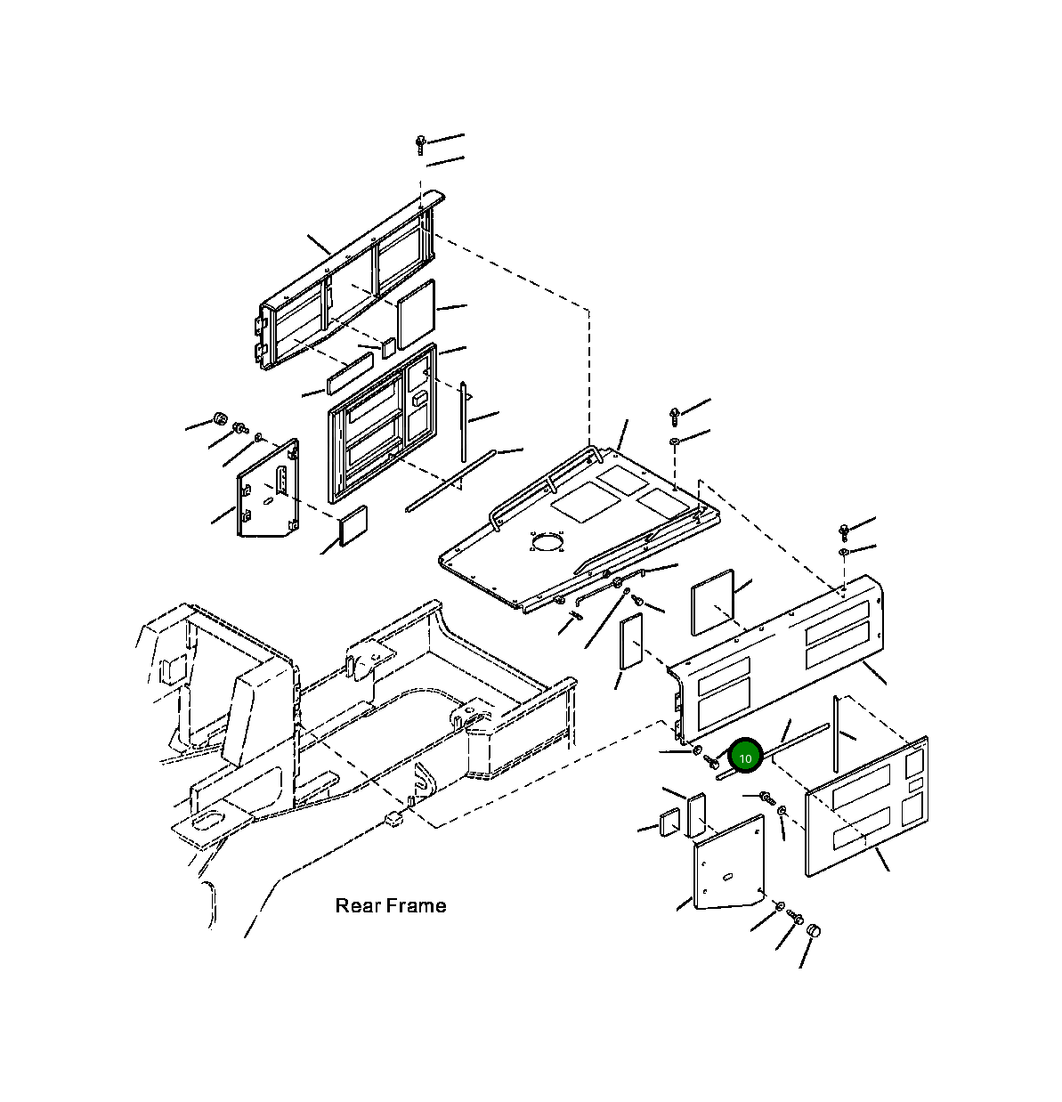 Болт 01435-81235 Komatsu