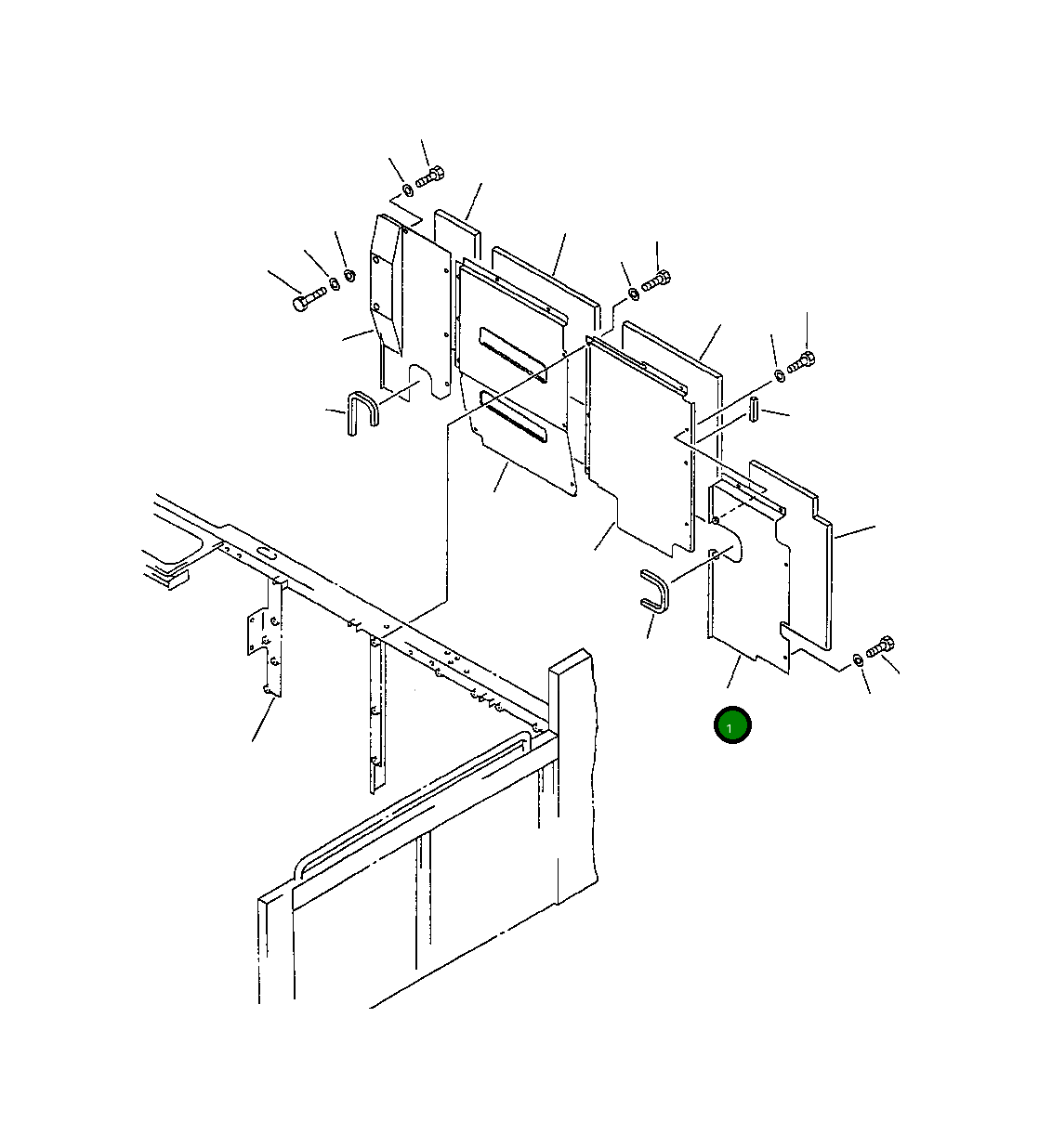 Крышка 209-54-51431  Komatsu