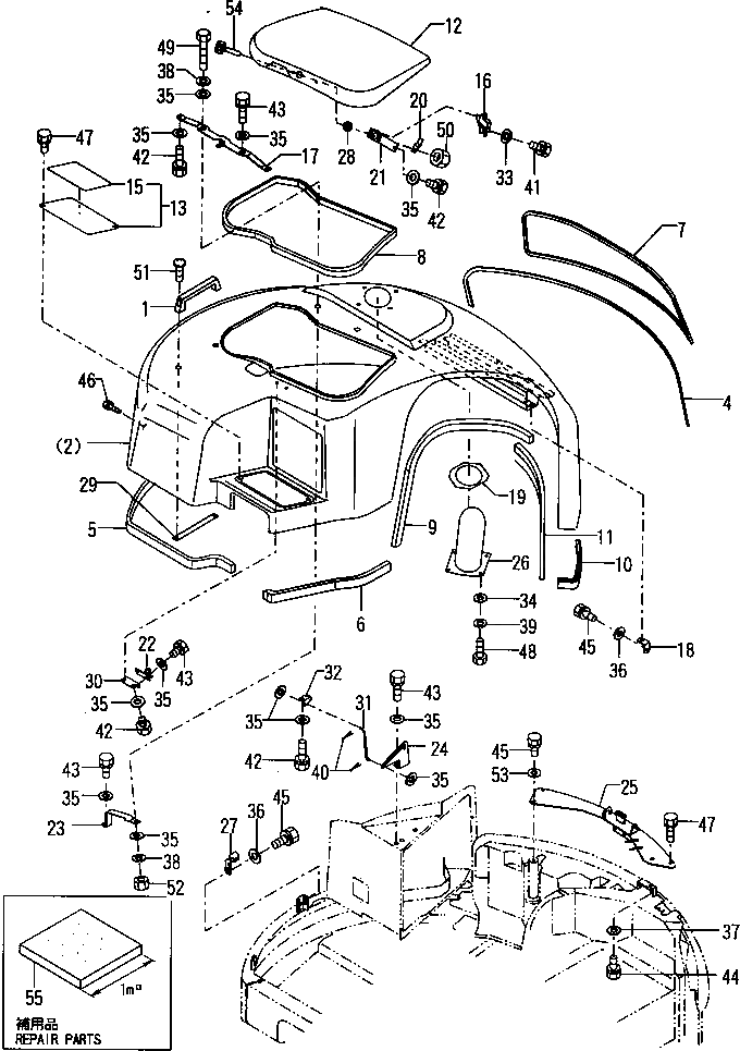 Болт YM26116-080604 Komatsu