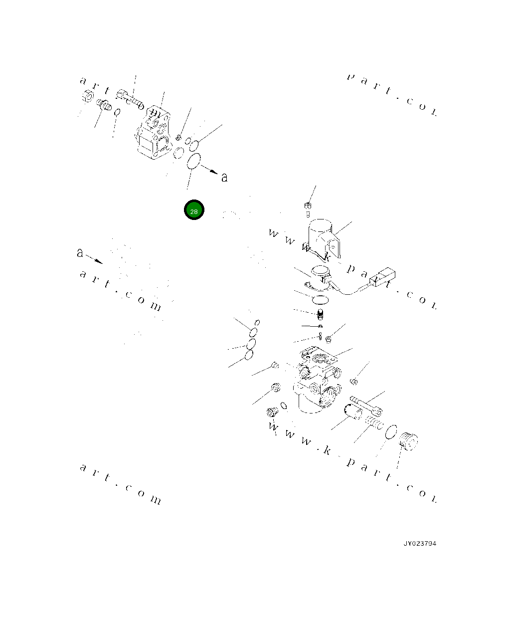 Кольцо уплотнительное (O-Ring) 708-7S-18870  Komatsu