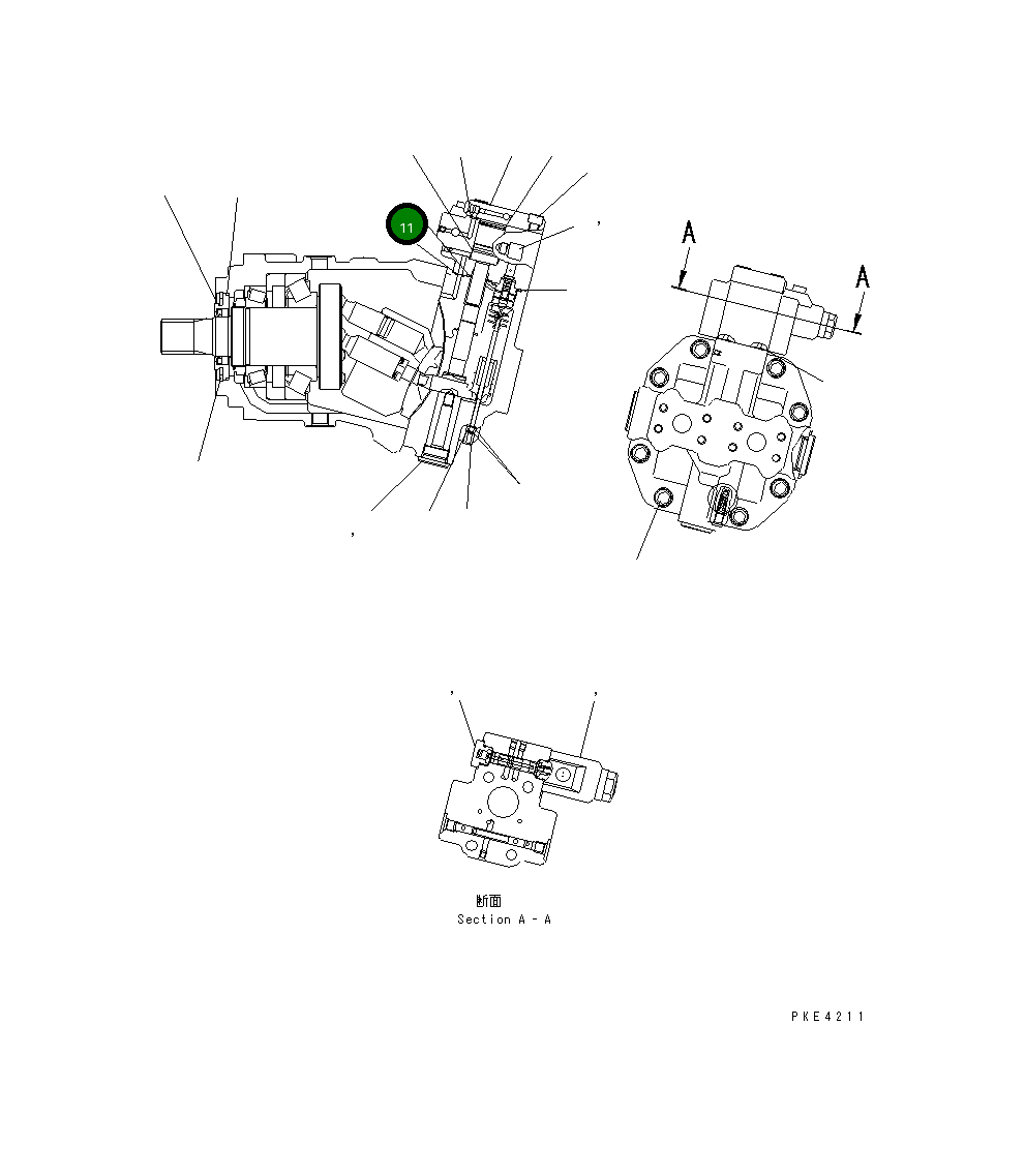 Кольцо уплотнительное (O-Ring) 415-17-22190 Komatsu
