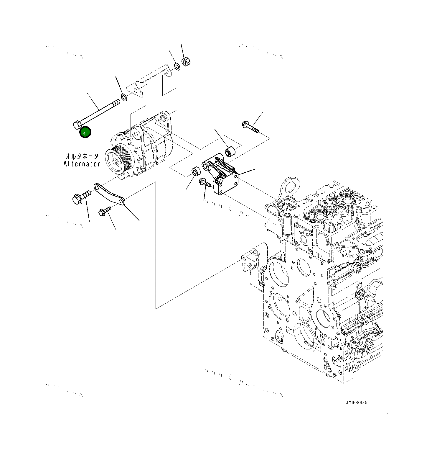 Болт 6207816980 Komatsu