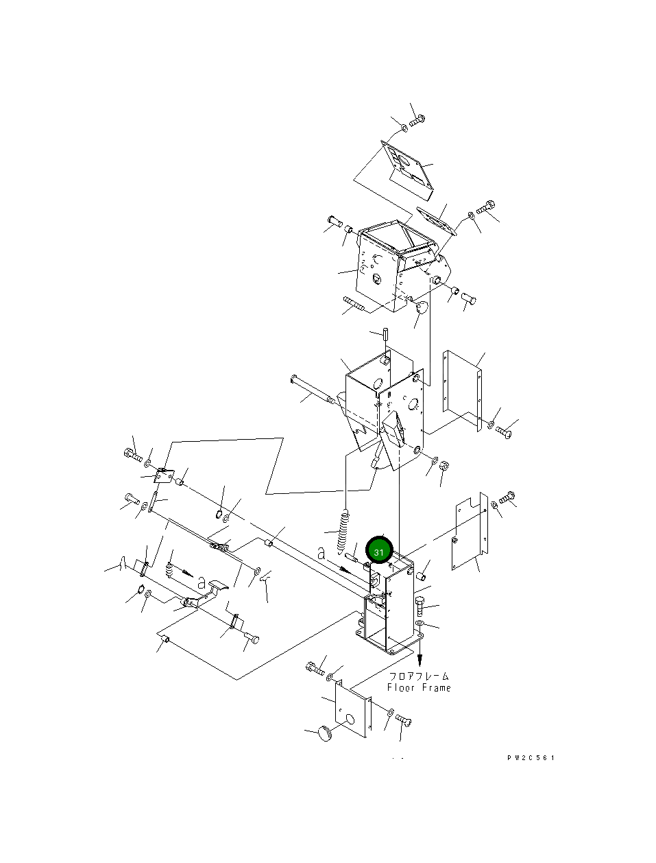 Болт 234-43-52250 Komatsu