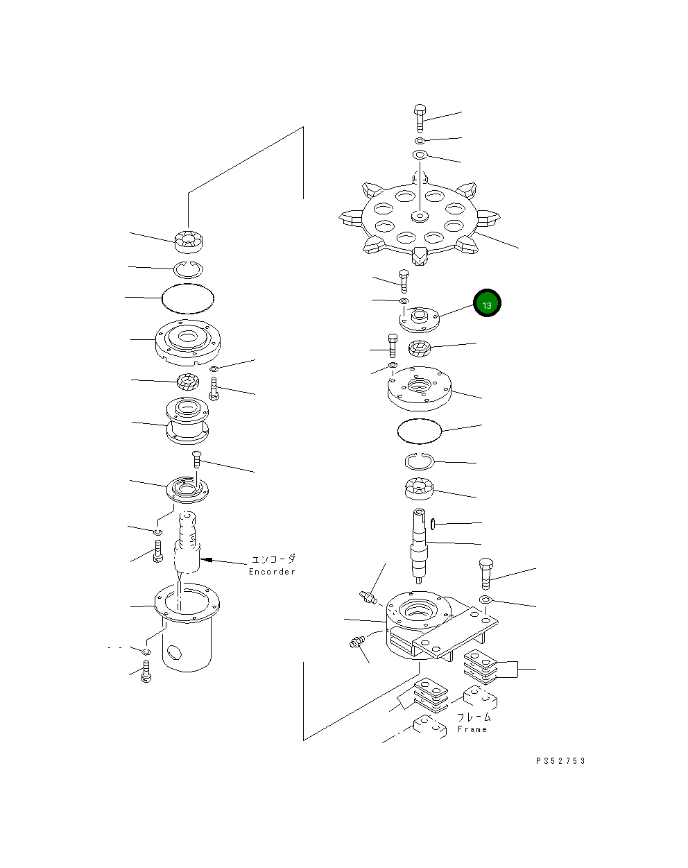Крышка 277-30-11130 Komatsu