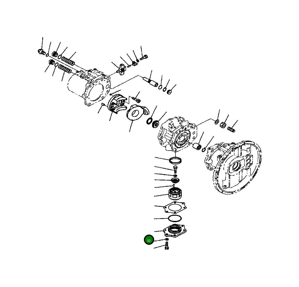 Крышка 708-2H-21630 Komatsu
