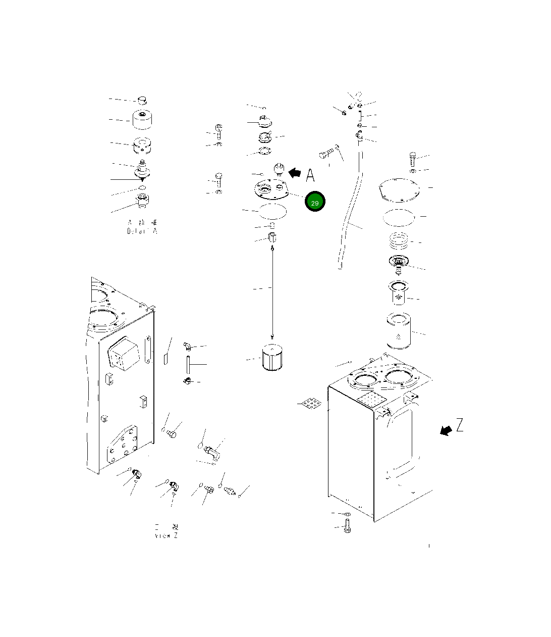 Крышка 2A6-60-11151 Komatsu