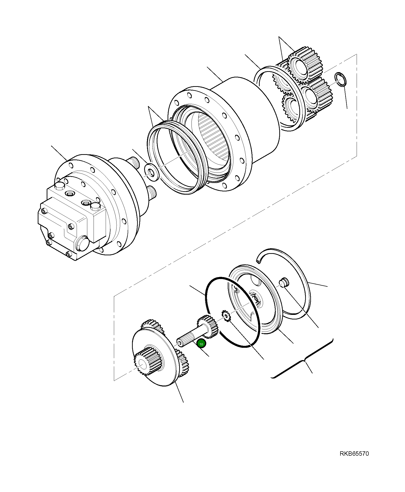 Кольцо уплотнительное (O-Ring) 21W-09-R4220 Komatsu