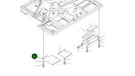 Крышка 206-54-67240 Komatsu