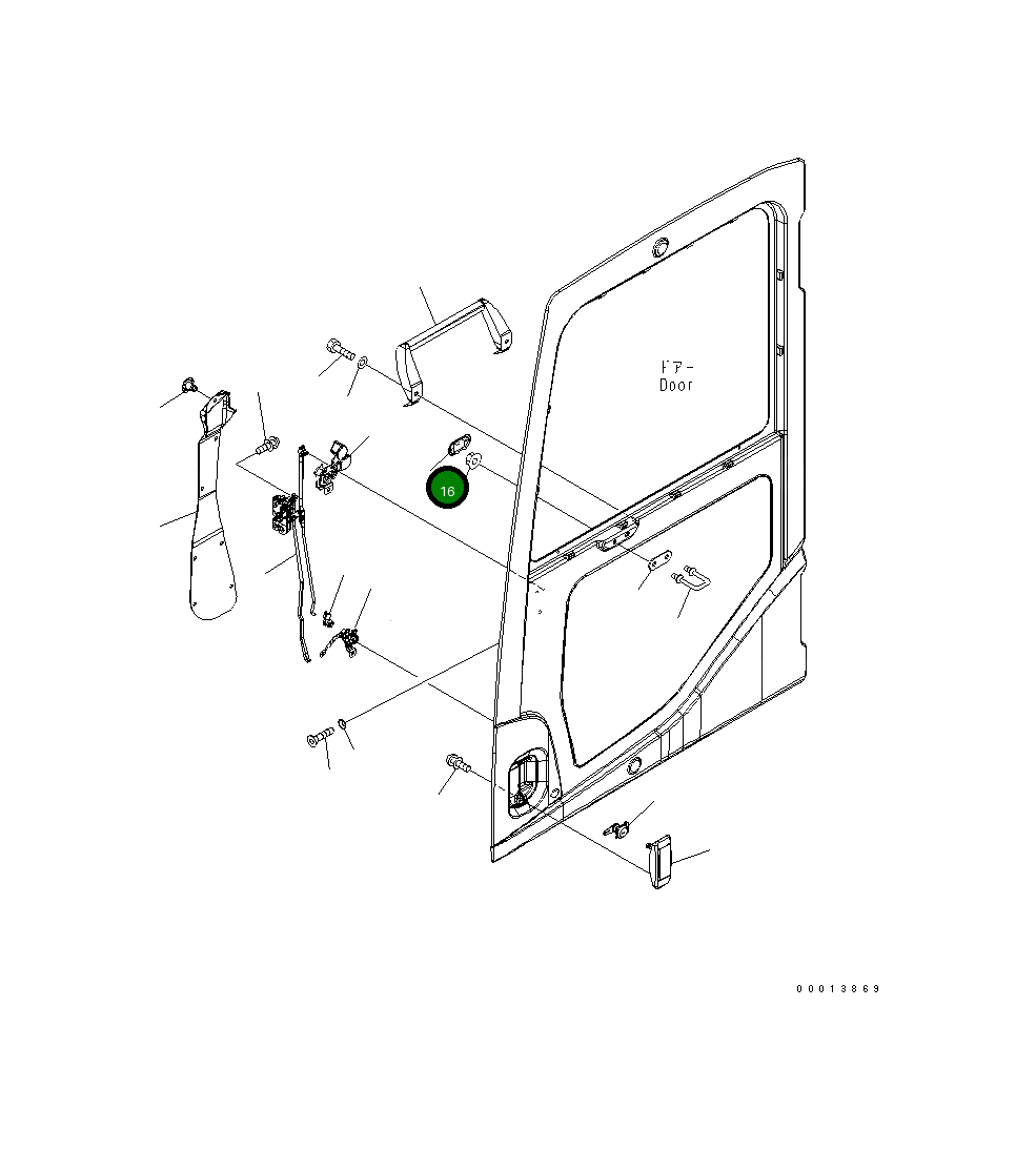 Крышка 20Y-54-51490 Komatsu