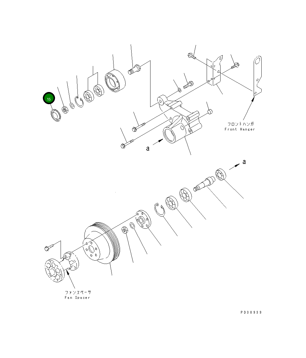 Крышка 6207-61-3530 Komatsu