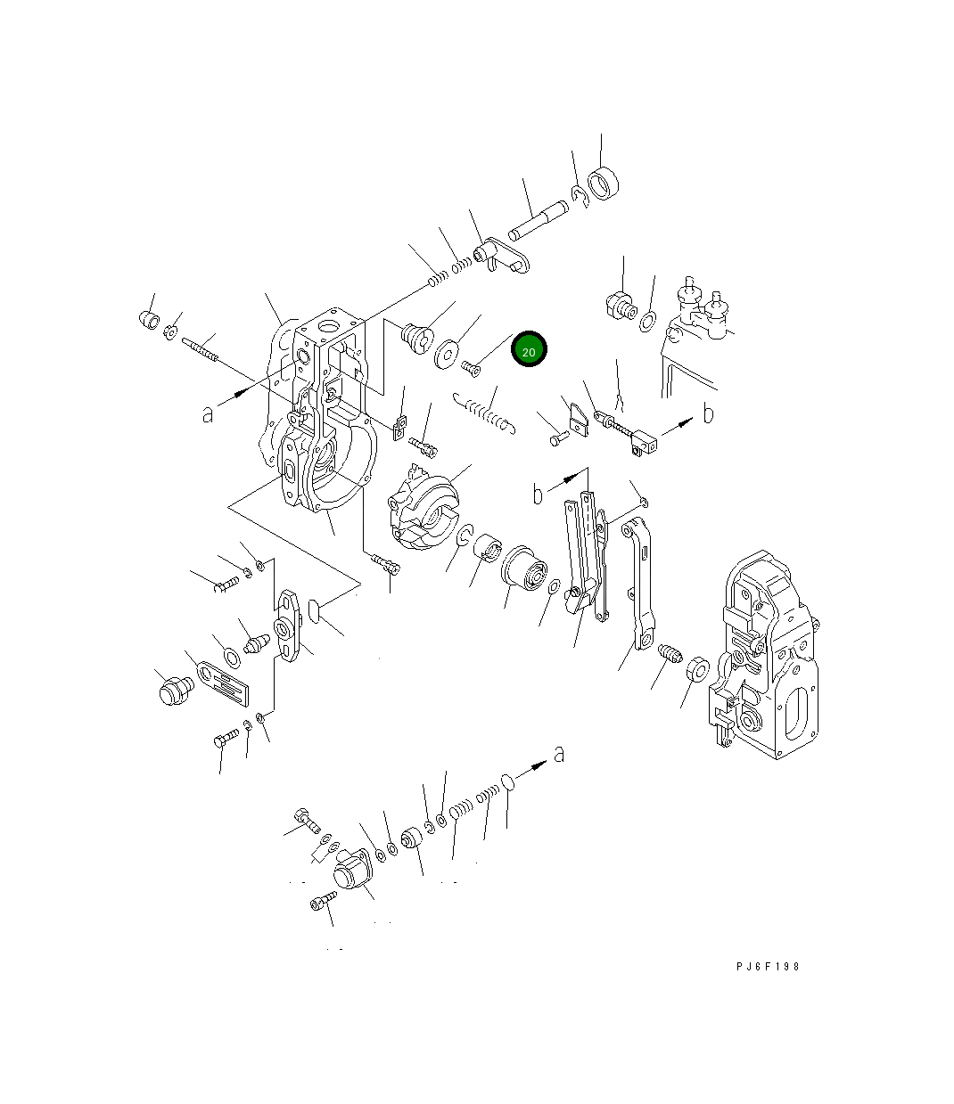 Болт DK154621-4300 Komatsu