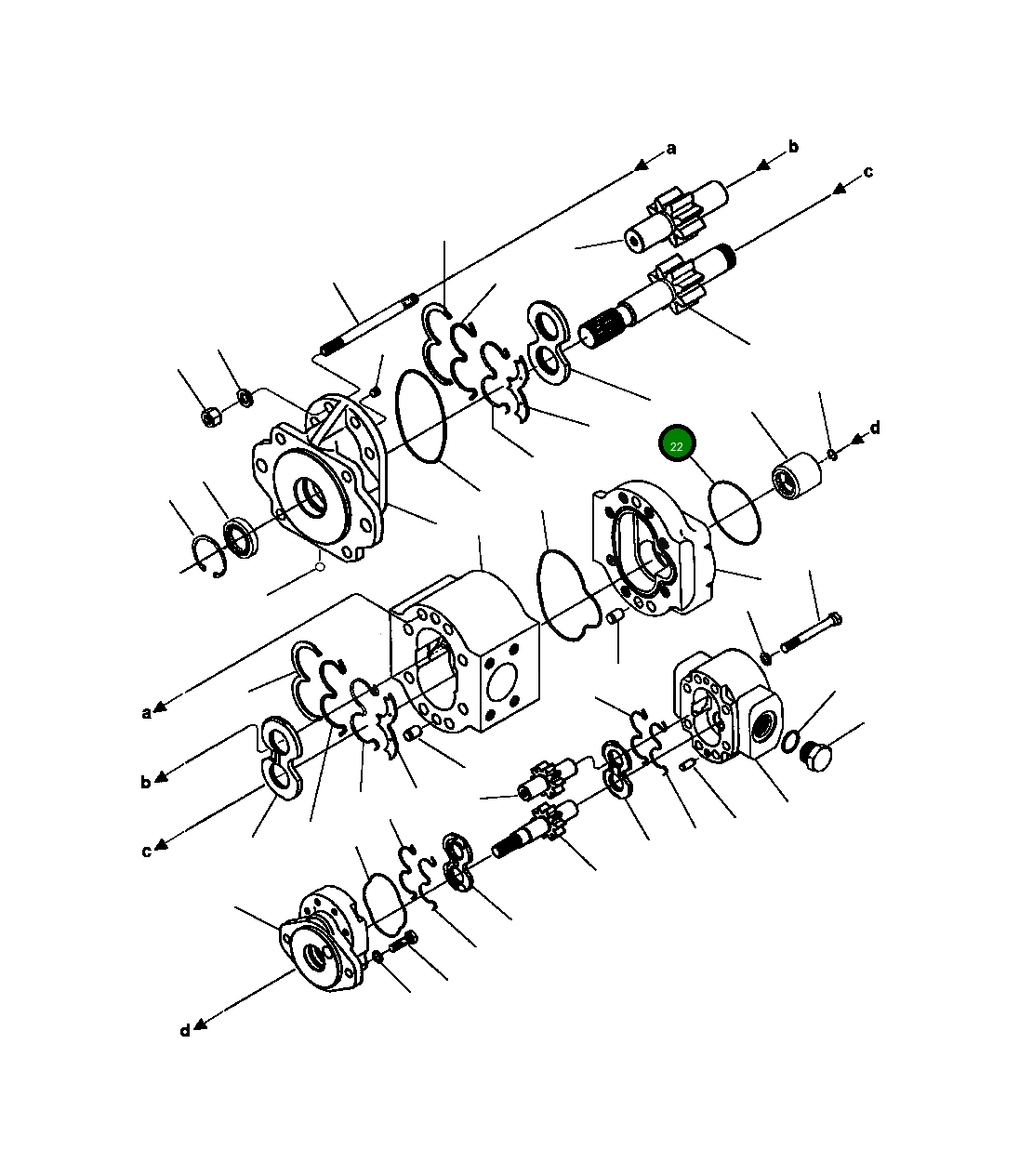 Кольцо уплотнительное (O-Ring) 425-62-A1610 Komatsu