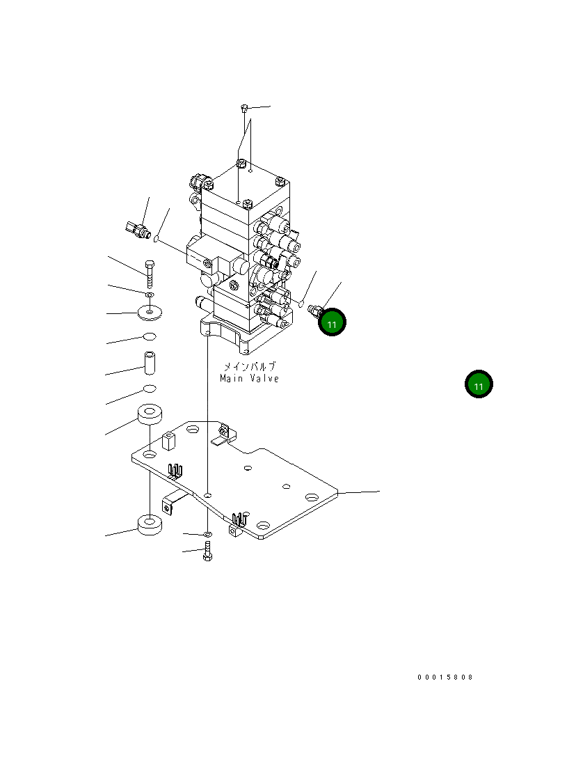 Кольцо уплотнительное (O-Ring) 07002-11823  Komatsu