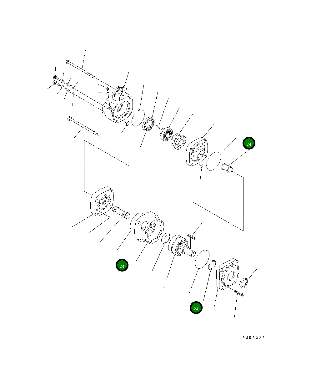 Кольцо уплотнительное (O-Ring) ST9022-8 Komatsu