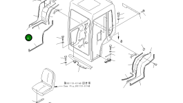 Крышка 20M-54-84142 Komatsu