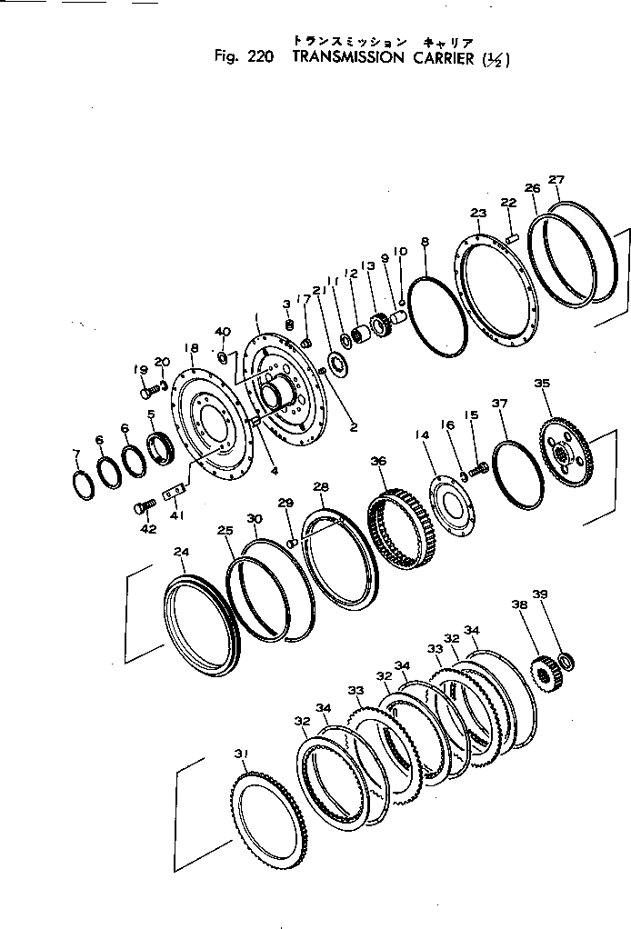 Кольцо 287-15-19240  Komatsu