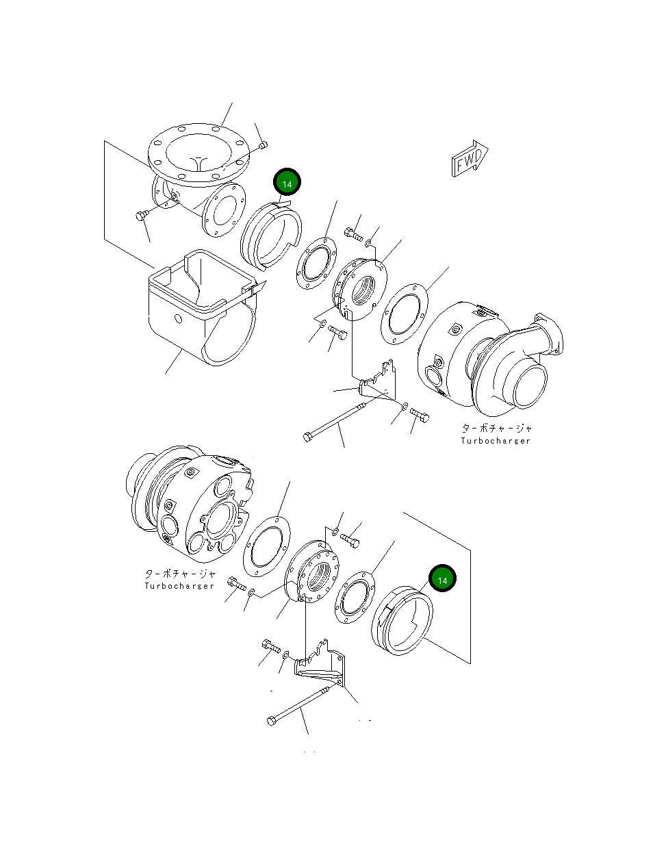 Крышка 6215-15-5720 Komatsu
