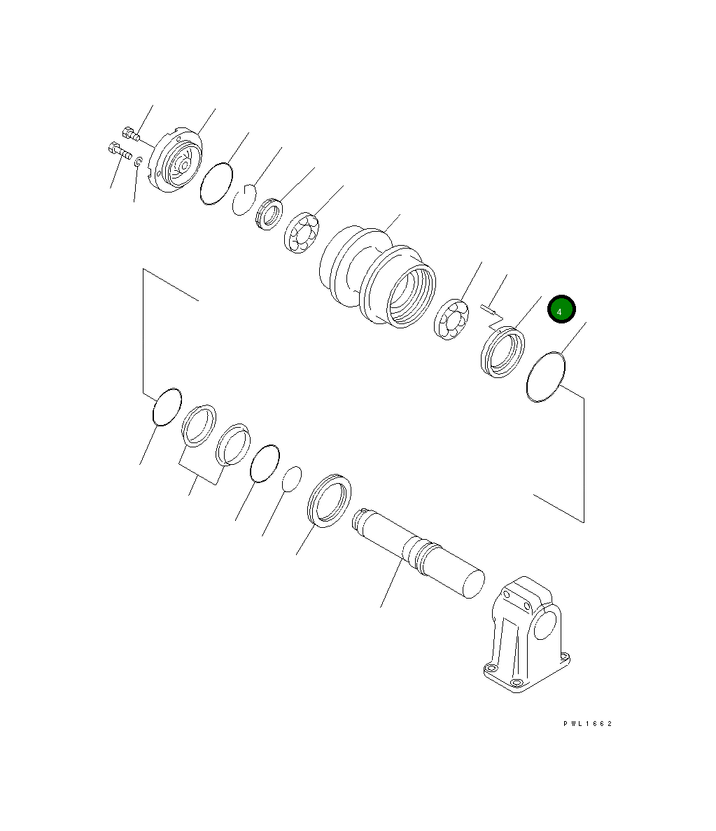 Кольцо 195-30-35220 Komatsu