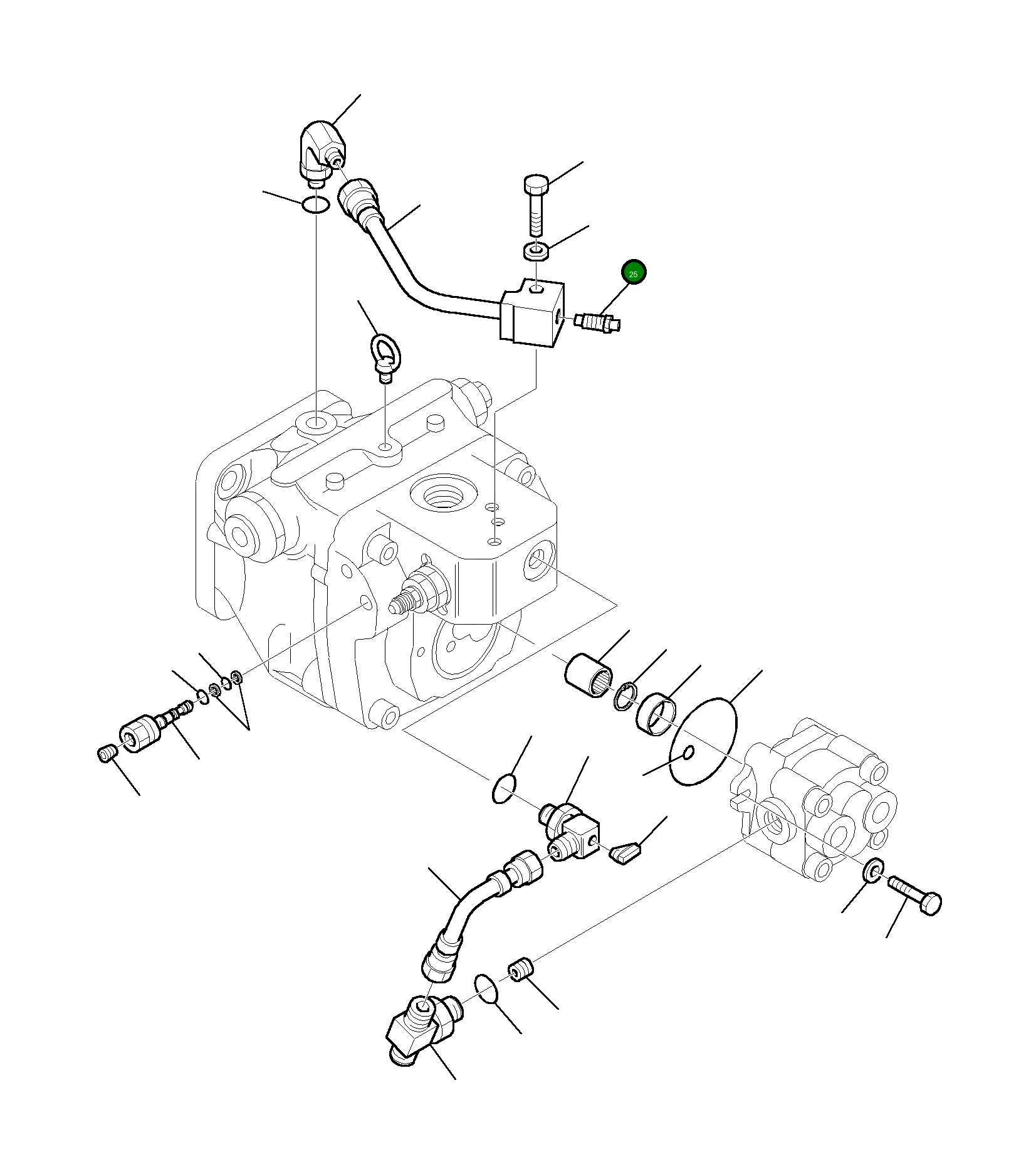 Болт 890001688  Komatsu