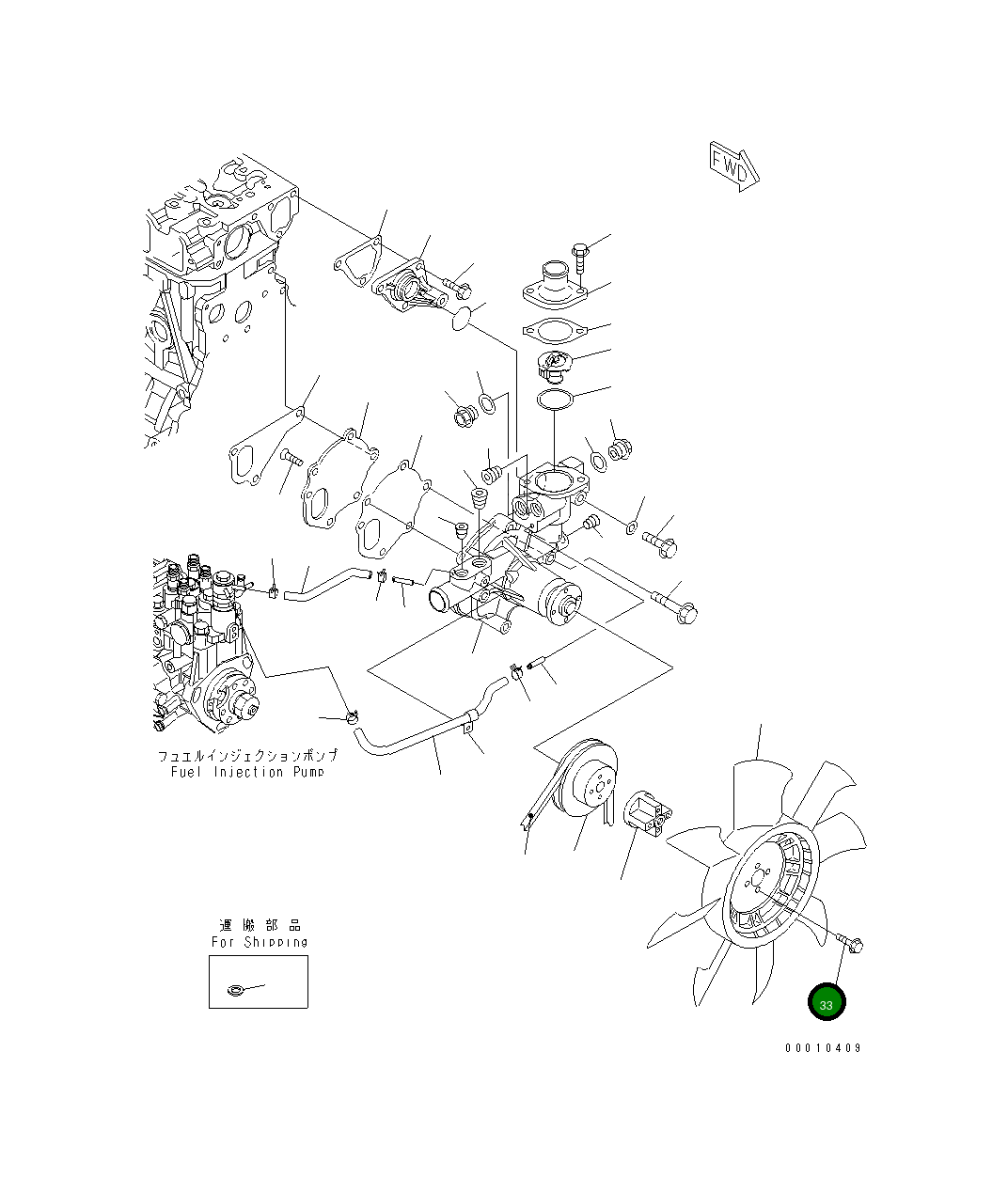 Болт 456-762 Komatsu