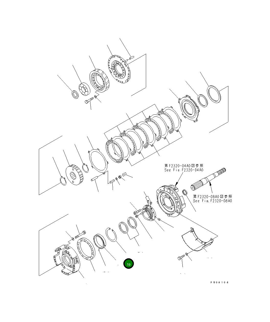 Кольцо 04077-00130  Komatsu
