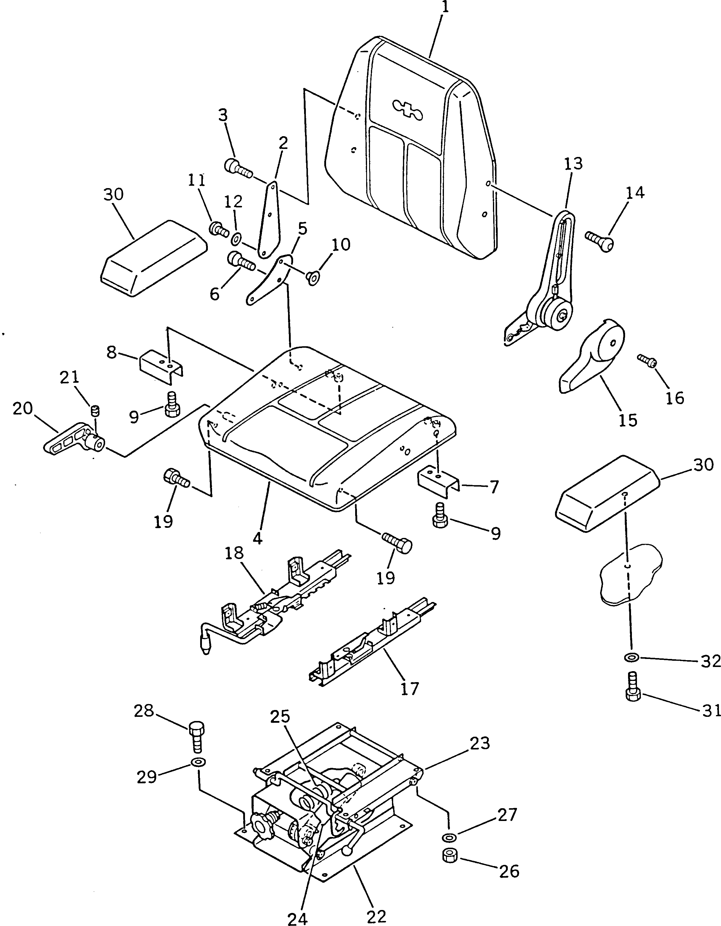 Болт 01010-50820 Komatsu