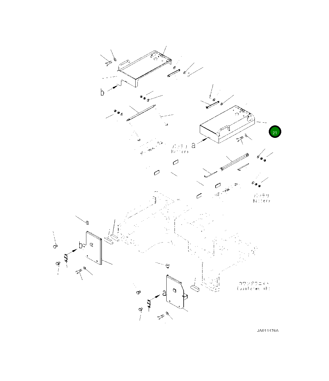 Крышка 418-06-51530 Komatsu