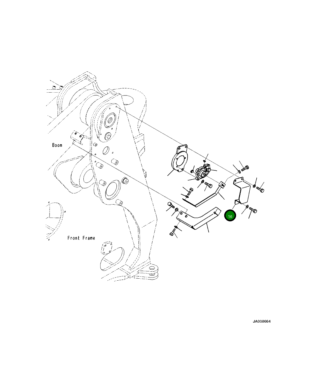 Крышка 425-43-39330 Komatsu