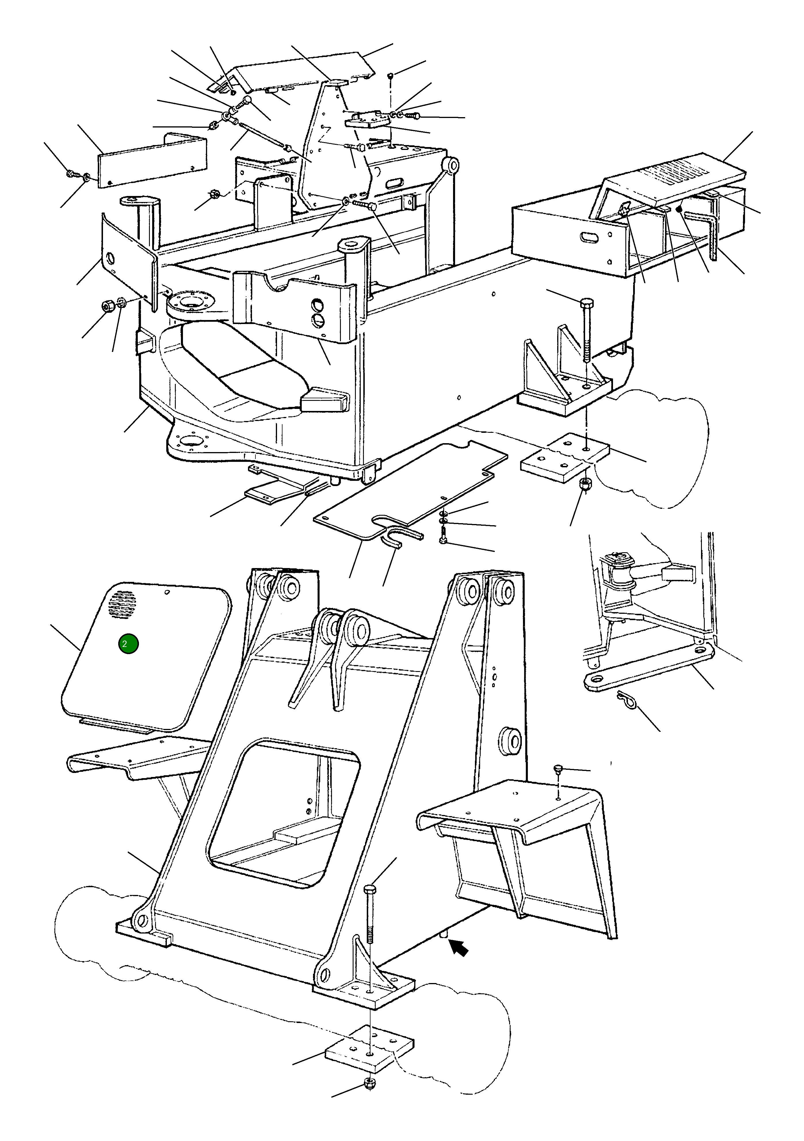 Крышка 360701053 Komatsu