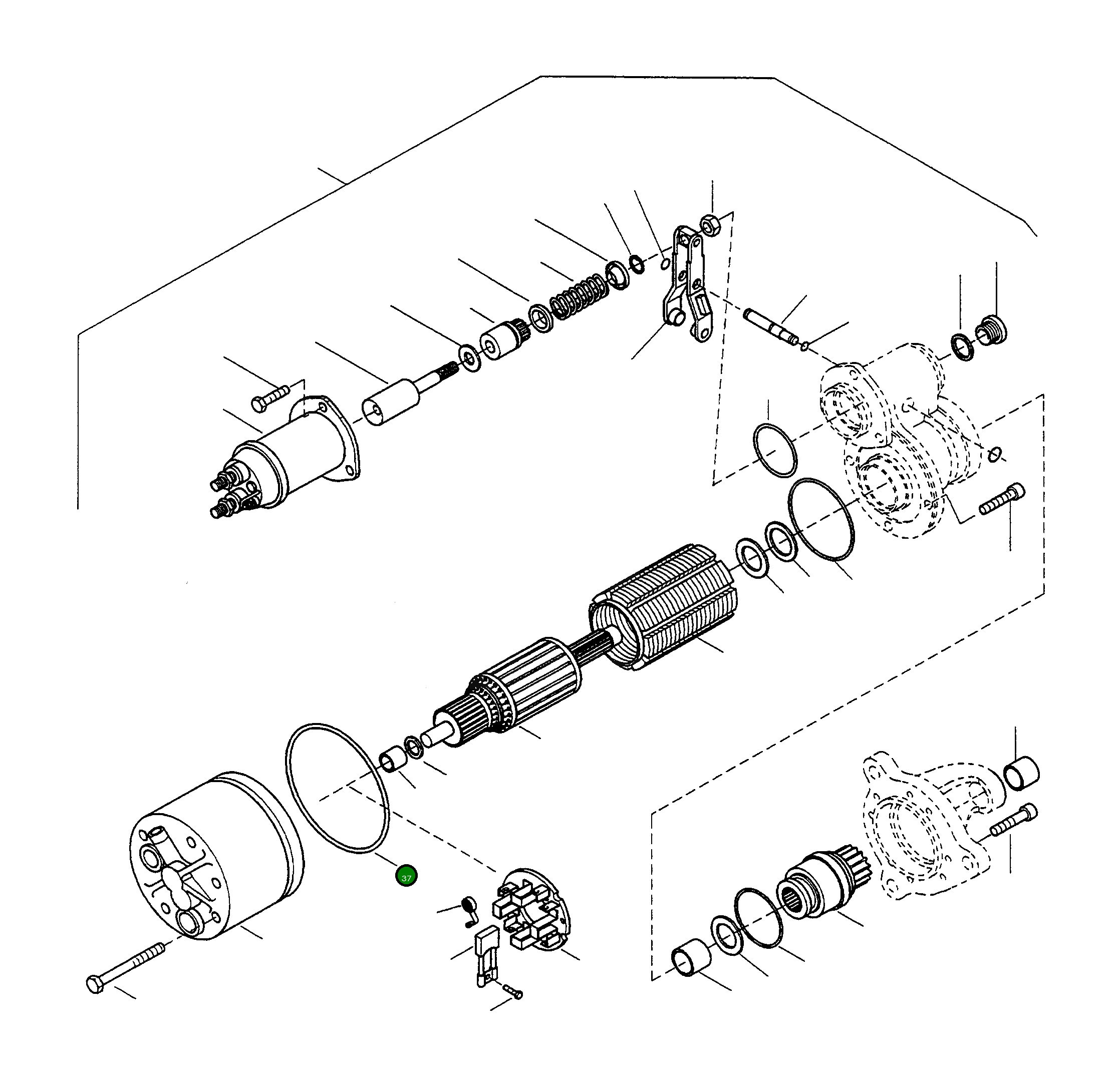Кольцо уплотнительное (O-Ring) 419-813-HP37 Komatsu