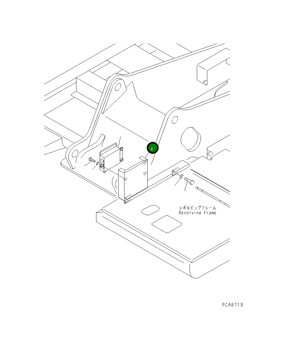 Крышка 203-06-66160 Komatsu
