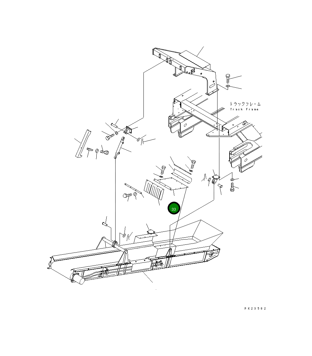 Крышка 8233-70-1930  Komatsu