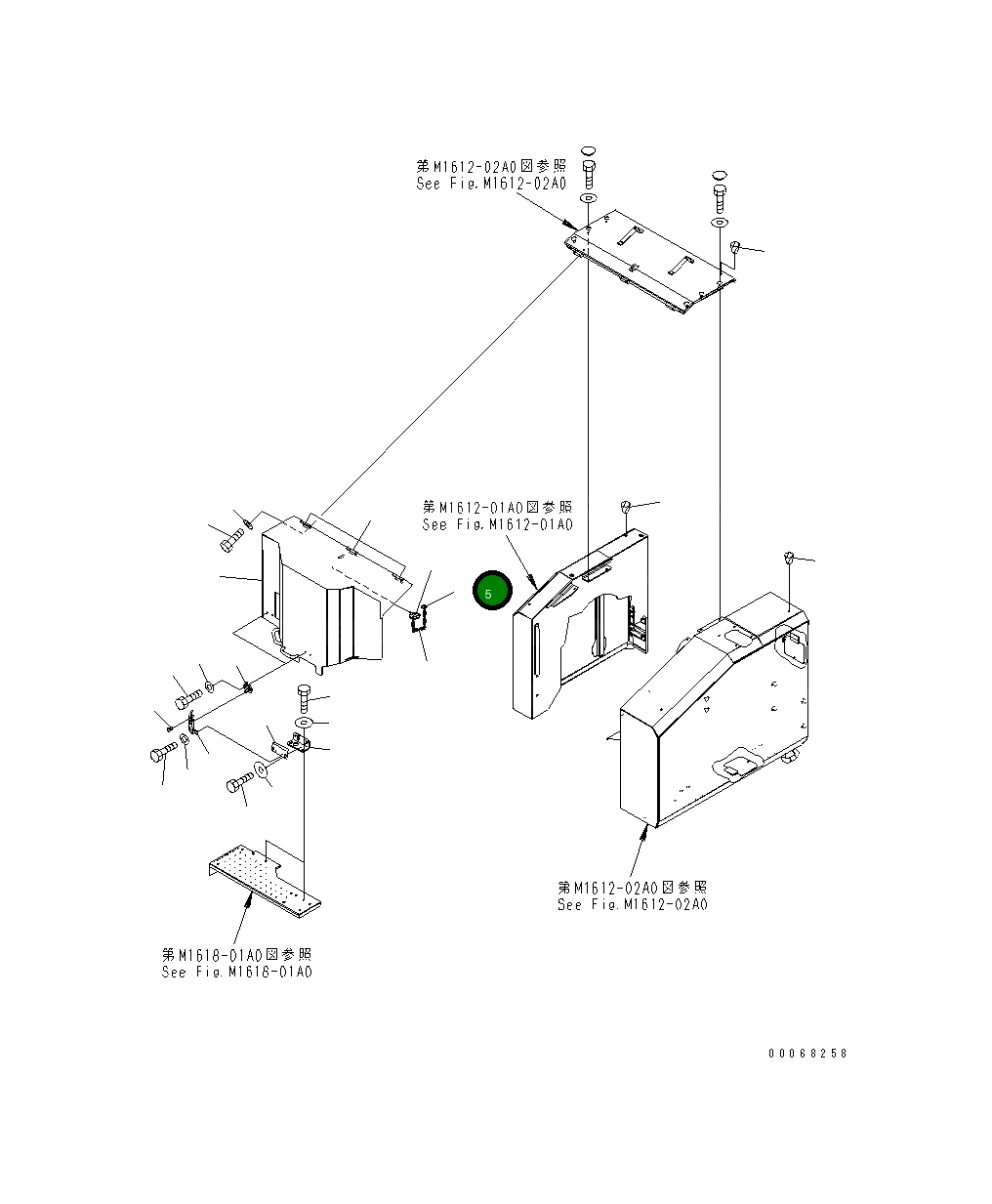 Кольцо 22T-07-18270 Komatsu