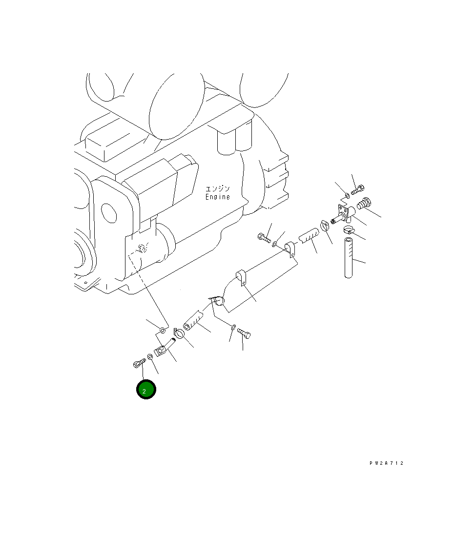 Болт 07206-21518 Komatsu