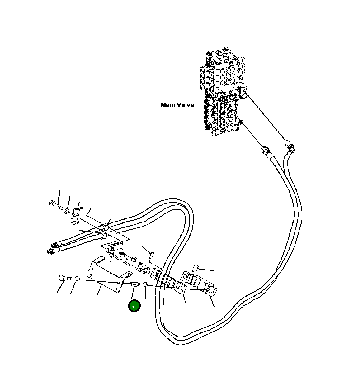 Болт 22P-70-11471 Komatsu
