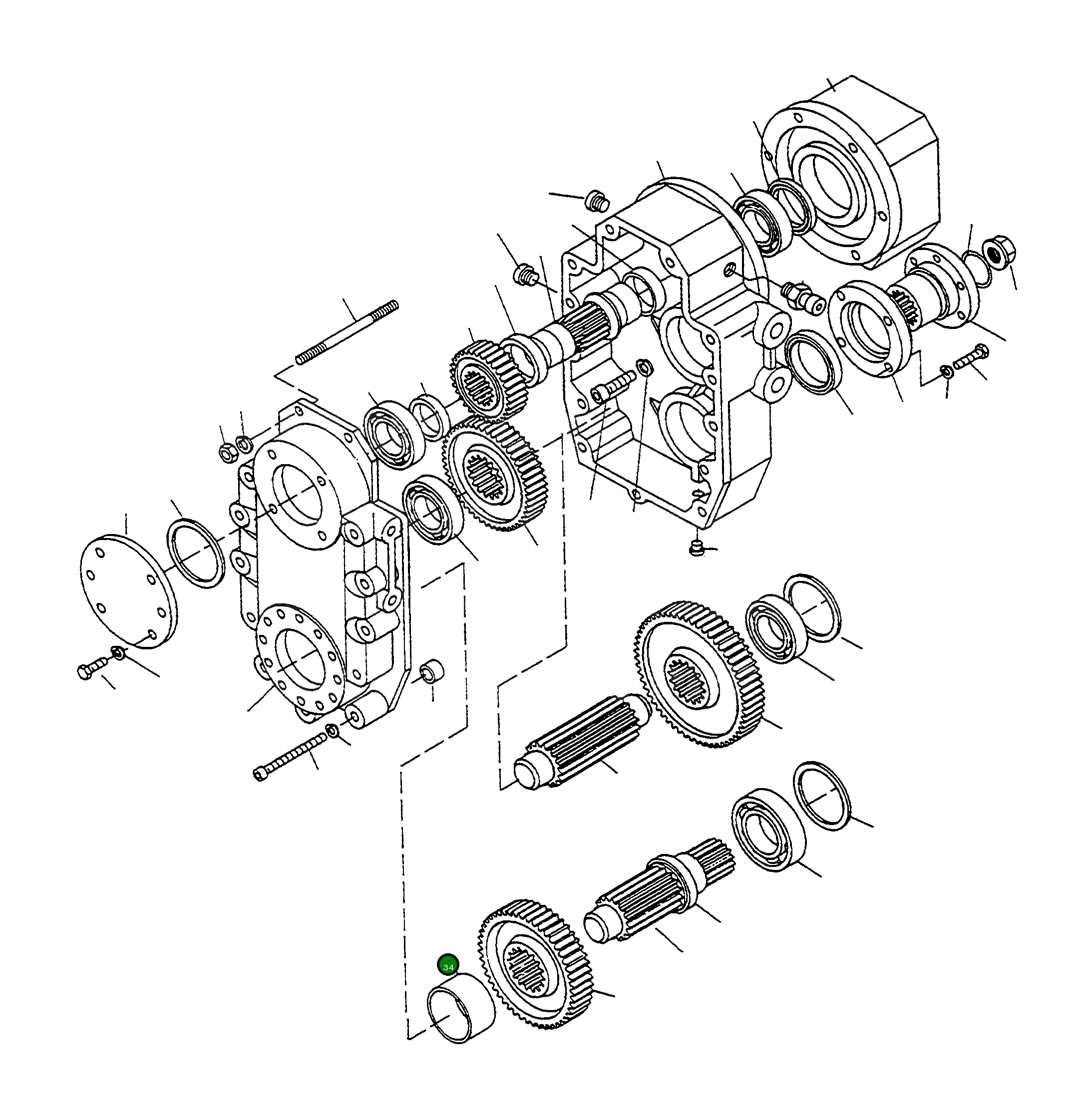 Кольцо 4919092M1 Komatsu