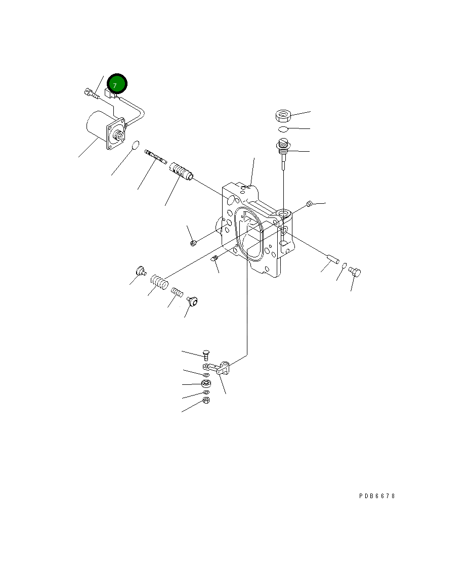 Болт 01252-60612  Komatsu