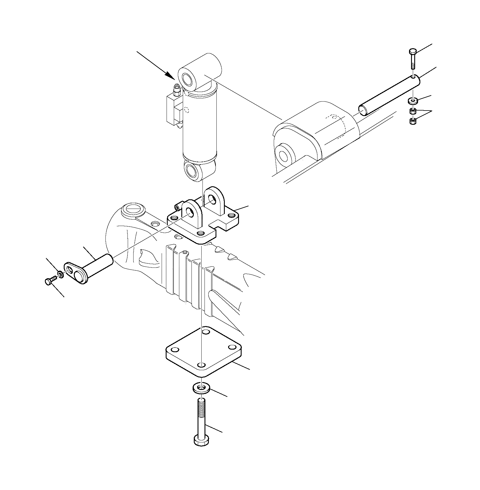 Болт 37A-09-14701 Komatsu