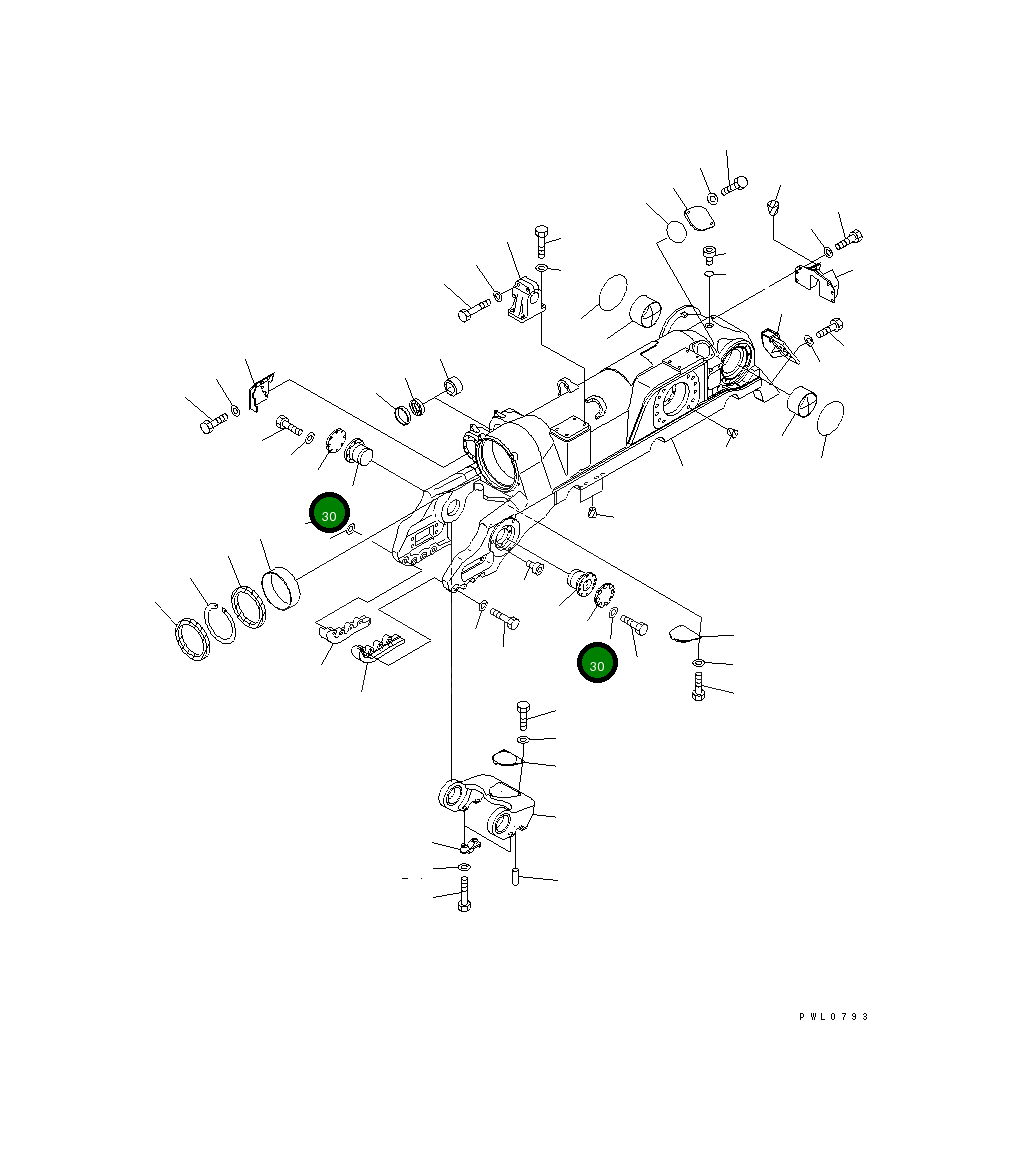 Крышка 198-30-52391 Komatsu