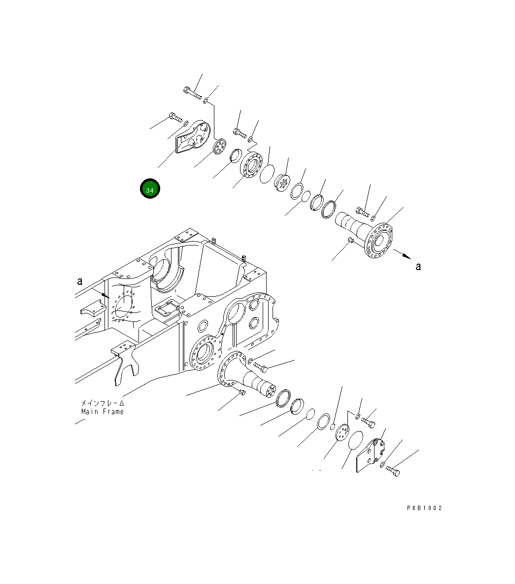 Крышка 17A-50-11231 Komatsu