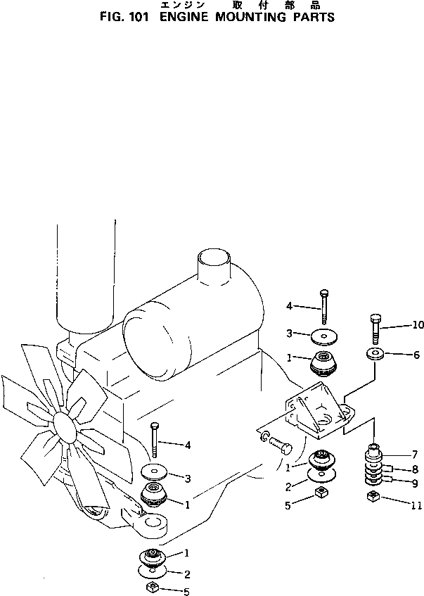 Болт 01019-12215 Komatsu