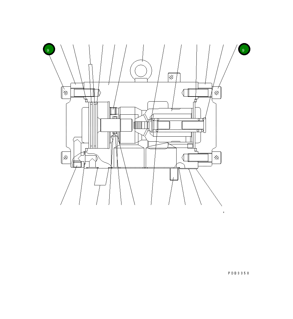 Болт KH209605221016 Komatsu