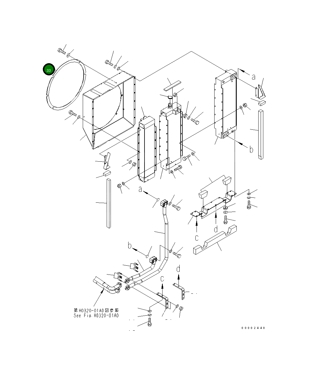 Кольцо 20K-03-31121  Komatsu