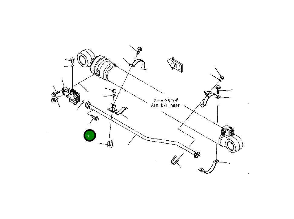 Болт 0143501040 Komatsu