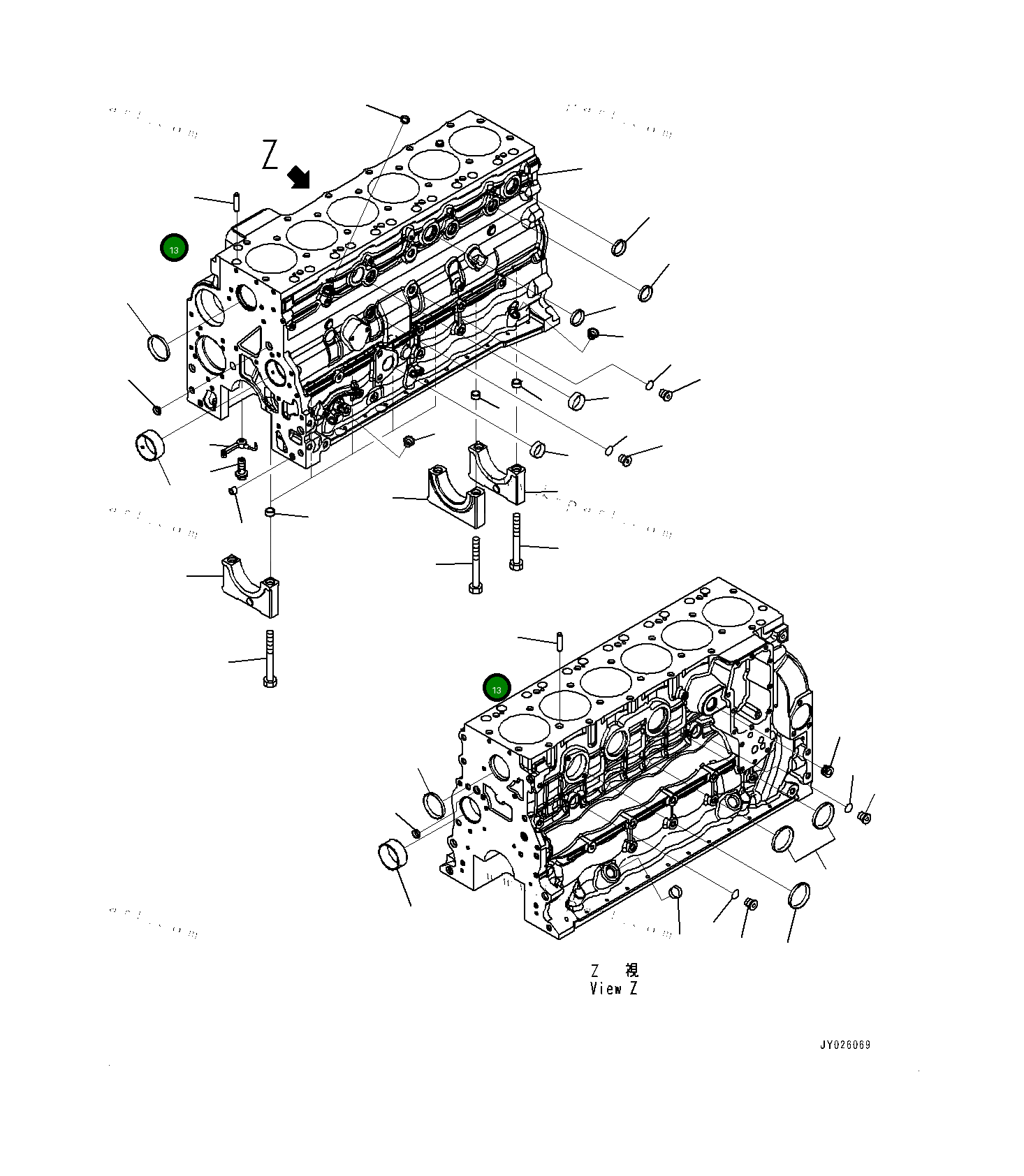 Кольцо 6732216140 Komatsu